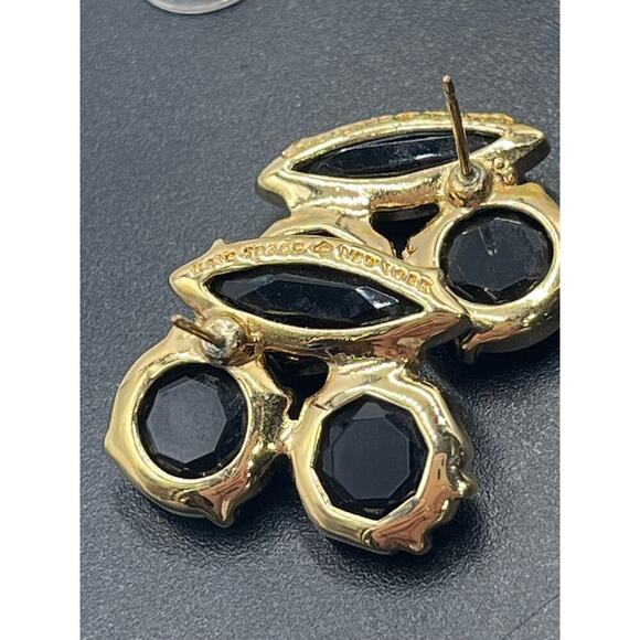 Kate spade New York Desert Stone Cluster Black Glass Gold Tone Stud
Earrings - Picture 12 of 14